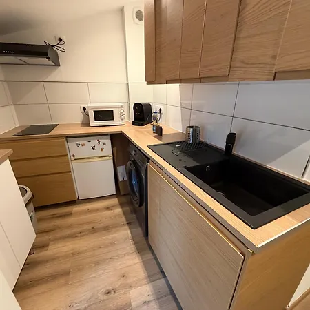 New Le Chouch'heim F1 27 M2 Renovated 2025 Clim Tv Internet Apartament Hoenheim